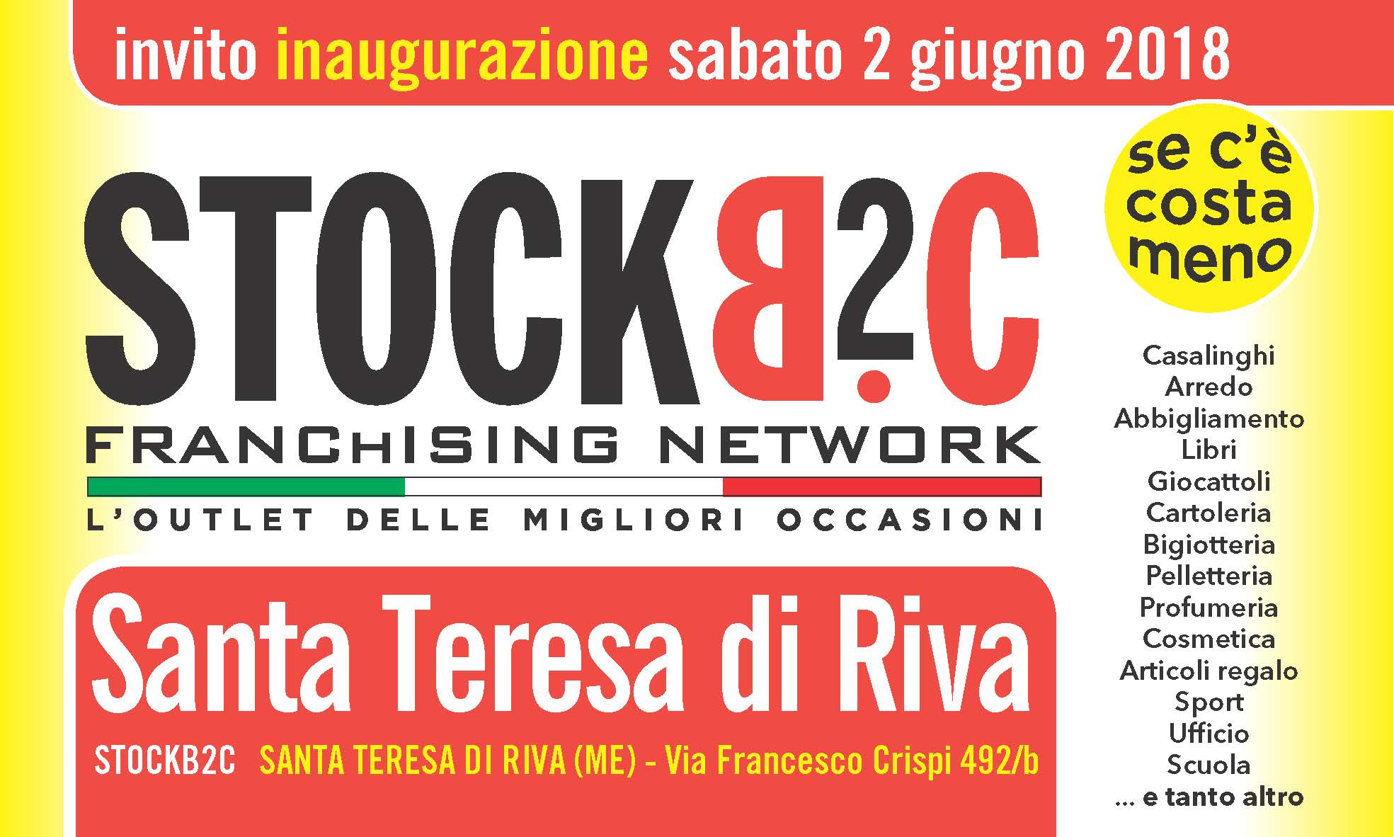 invito STOCKB2C Santa Teresa di Riva